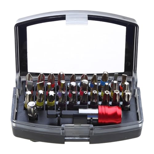 32-teiliges Schraubendreher-Bits, multifunktional, Bohrer, Schraubendreher, Werkzeugkopf, Steckschlüssel-Set, Verlängerungsschaft-Set 32-teiliges Schraubendreher-Bits, multifunktional, Bohrer, Schraubendreher, Werkzeugkopf, Steckschlüssel-Set, Verlängerungsschaft-Set von LUJIAXI