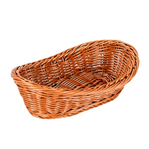 Gewebter Brotkorb, stapelbar, oval, Obstkörbe, Lebensmittel-Servierhalter für Gemüse, Zuhause, Küche, Restaurant, Outdoor, Brot-Servierkorb Gewebter Brotkorb, stapelbar, oval, Obstkörbe, Lebensmittel-Servierhalter für Gemüse, Zuhause, Küche, Restaurant, Outdoor, Brot-Servierkorb von LUJIAXI