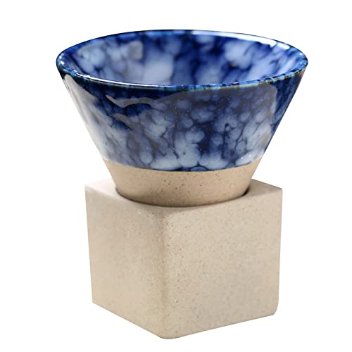 Keramik-Kaffeetassen, raue Keramik, Teetasse, japanischer Latte-Pull-Blume, Porzellan, Kaffeetassen mit Boden, für Küche, Reisebecher Keramik-Kaffeetassen, raue Keramik, Teetasse, japanischer Latte-Pull-Blume, Porzellan, Kaffeetassen mit Boden, für Küche, Reisebecher von LUJIAXI