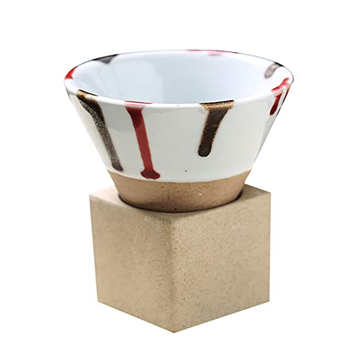 Keramik-Kaffeetassen, raue Keramik, Teetasse, japanischer Latte-Pull-Blume, Porzellan, Kaffeetassen mit Boden, für Küche, Reisebecher Keramik-Kaffeetassen, raue Keramik, Teetasse, japanischer Latte-Pull-Blume, Porzellan, Kaffeetassen mit Boden, für Küche, Reisebecher von LUJIAXI