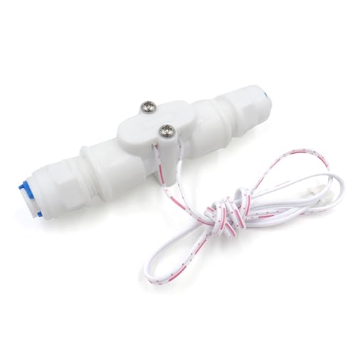LUJIAXI 1/4 Wasserdurchflusssensoren Lebensmittelqualität Effektsensoren Durchflussmesser Zählerschlauch 0,3–6 l/min für Umkehrfilter LUJIAXI 1/4 Wasserdurchflusssensoren Lebensmittelqualität Effektsensoren Durchflussmesser Zählerschlauch 0,3–6 l/min für Umkehrfilter von LUJIAXI