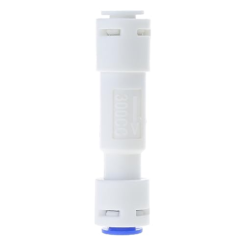 LUJIAXI 150/300/450/600/1000 cc Wasserfilter-Umkehrbegrenzungsschlauch für RO-Sets, 6,35 mm Schnellanschlüsse LUJIAXI 150/300/450/600/1000 cc Wasserfilter-Umkehrbegrenzungsschlauch für RO-Sets, 6,35 mm Schnellanschlüsse von LUJIAXI