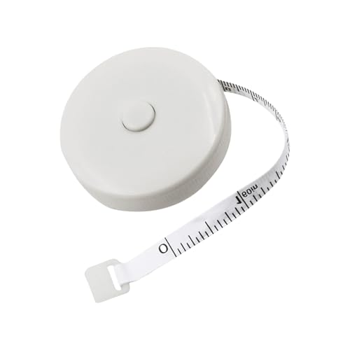 LUJIAXI Maßband, 150 cm, doppeltes Maßband, tragbar, Kleidung, Nähwerkzeug, einziehbar, weiches Boby-Maßband LUJIAXI Maßband, 150 cm, doppeltes Maßband, tragbar, Kleidung, Nähwerkzeug, einziehbar, weiches Boby-Maßband von LUJIAXI