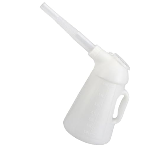 LUJIAXI Ölbehälter mit Ausgießer Motorölspender Behälter auslaufsicher Ölmessbehälter mit Deckel für Automotive Fl LUJIAXI Ölbehälter mit Ausgießer Motorölspender Behälter auslaufsicher Ölmessbehälter mit Deckel für Automotive Fl von LUJIAXI