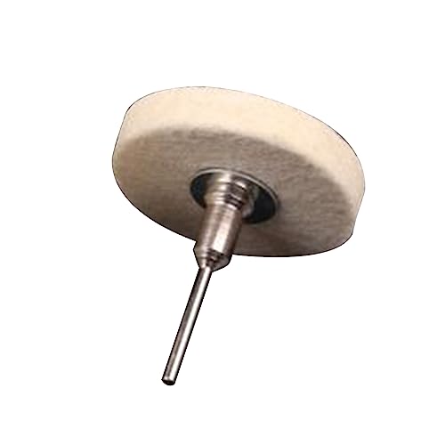 LUJIAXI Polierscheiben aus komprimiertem Wollfilz, 50 mm, für elektronische Instrumente, Schmuckherstellung von LUJIAXI