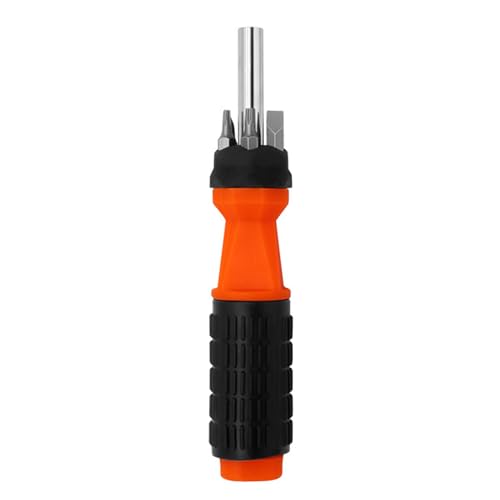 LUJIAXI Schraubendreher 6-in-1 Multi-Bit-Schraubendreher-Set, 17 cm Länge, Schraubendreher und Bits, magnetisierter Schaft zur Sicherung des Bits LUJIAXI Schraubendreher 6-in-1 Multi-Bit-Schraubendreher-Set, 17 cm Länge, Schraubendreher und Bits, magnetisierter Schaft zur Sicherung des Bits von LUJIAXI
