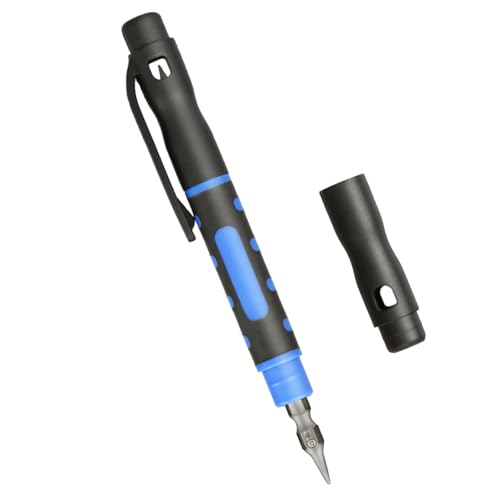 LUJIAXI Schraubendreher-Set, 4-in-1, Stiftform, Taschen-Schraubendreher-Set, tragbar, Mehrzweck, doppelseitig, magnetisch, für Zuhause von LUJIAXI