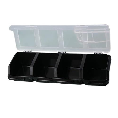 LUJIAXI Sortierbox, Organizer mit mehreren Fächern, Werkzeugbehälter, Behälter mit Deckel, Aufbewahrungsbox, langlebig von LUJIAXI
