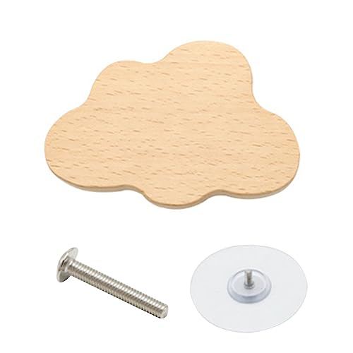 LUJIAXI Sternwolken Kindergriff Schranktür Schublade Holzmöbel ohne Stanzen Einzelloch Bär Schublade Ziehgriffe von LUJIAXI