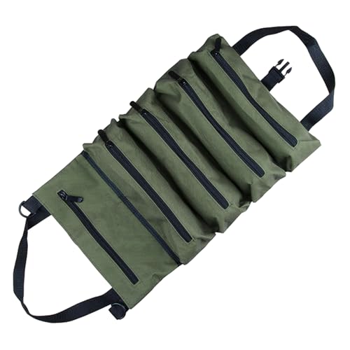 LUJIAXI Toolkit Werkzeugtasche aus Segeltuch, kleine Werkzeugtasche mit 5 Reißverschlusstaschen, Werkzeugtragetasche LUJIAXI Toolkit Werkzeugtasche aus Segeltuch, kleine Werkzeugtasche mit 5 Reißverschlusstaschen, Werkzeugtragetasche von LUJIAXI