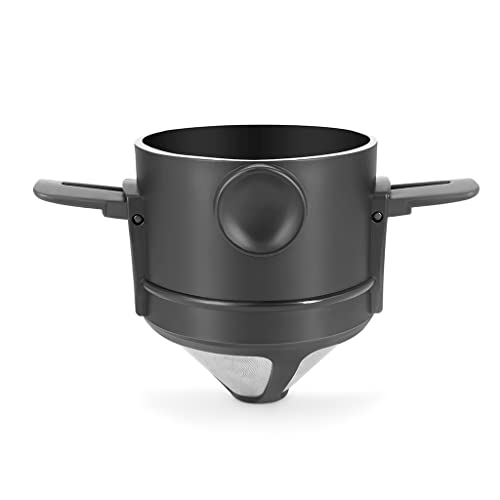LUJIAXI Tragbarer Kaffee-/Tee-Halter aus Edelstahl, Trichter, wiederverwendbarer Tee-Ei, Ständer, Kaffee-Tropfer LUJIAXI Tragbarer Kaffee-/Tee-Halter aus Edelstahl, Trichter, wiederverwendbarer Tee-Ei, Ständer, Kaffee-Tropfer von LUJIAXI