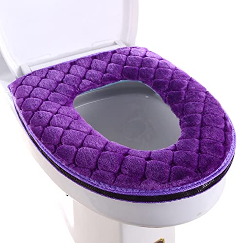 LUJIAXI WC-Sitzbezug Pad Weich Toilettensitzkissen Toilettensitzwärmer Waschbar Toilettensitzbezug Matte mit Verschluss LUJIAXI WC-Sitzbezug Pad Weich Toilettensitzkissen Toilettensitzwärmer Waschbar Toilettensitzbezug Matte mit Verschluss von LUJIAXI