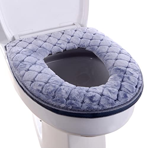 LUJIAXI WC-Sitzbezug Pad Weich Toilettensitzkissen Toilettensitzwärmer Waschbar Toilettensitzbezug Matte mit Verschluss LUJIAXI WC-Sitzbezug Pad Weich Toilettensitzkissen Toilettensitzwärmer Waschbar Toilettensitzbezug Matte mit Verschluss von LUJIAXI