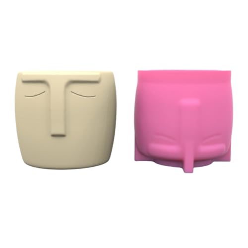 Silikon für Blumentöpfe, wiederverwendbare Vase, Kunstharz-Formen, Basteldekorationen, Arrangieren von Blumen, menschliches Gesicht, Harz Silikon für Blumentöpfe, wiederverwendbare Vase, Kunstharz-Formen, Basteldekorationen, Arrangieren von Blumen, menschliches Gesicht, Harz von LUJIAXI