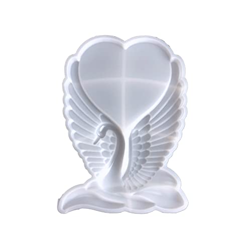 Silikonform für Fotorahmen, Schwanenflügel, Herz-Set für Epoxidharz, Gießen, Foto, Handwerk, Display, Werkzeug, Herz, Silikonguss, Schmuck, Heimdekoration Silikonform für Fotorahmen, Schwanenflügel, Herz-Set für Epoxidharz, Gießen, Foto, Handwerk, Display, Werkzeug, Herz, Silikonguss, Schmuck, Heimdekoration von LUJIAXI