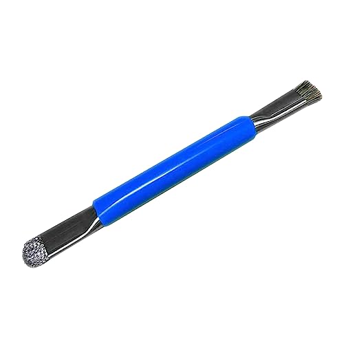 Stahlbürste, antistatische Motherboard-Reinigung für Telefon, IC-Pad, Reparatur, Doppelkopf, superfeine Drahtbürste von LUJIAXI