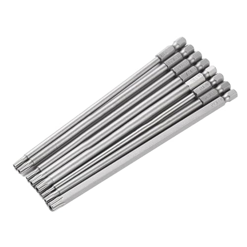 Vielseitiges 8-teiliges Schraubendreher-Bit-Set, 150 mm, starke Spitze für Schnell- und Arbeitswerkzeuge, hohe Härte Vielseitiges 8-teiliges Schraubendreher-Bit-Set, 150 mm, starke Spitze für Schnell- und Arbeitswerkzeuge, hohe Härte von LUJIAXI