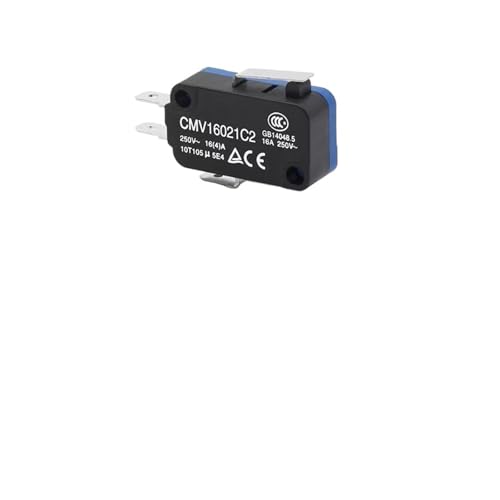 LUJIAYA CMV160 Series Electric Small Micro Motion Travel Switch Self Reset 16A Button 250 Terminal(CMV16021C2) von LUJIAYA