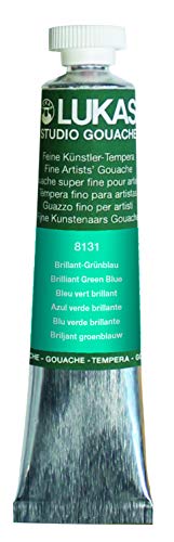 LUKAS STUDIO GOUACHE 20 ml - Künstler-Gouache in Premium-Qualität - Farbton Brilliant-Grünblau LUKAS STUDIO GOUACHE 20 ml - Künstler-Gouache in Premium-Qualität - Farbton Brilliant-Grünblau von LUKAS