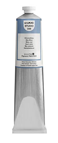 LUKAS STUDIO OIL 200 ml, Ölfarbe in Premium-Qualität, Farbton Himmelblau von LUKAS