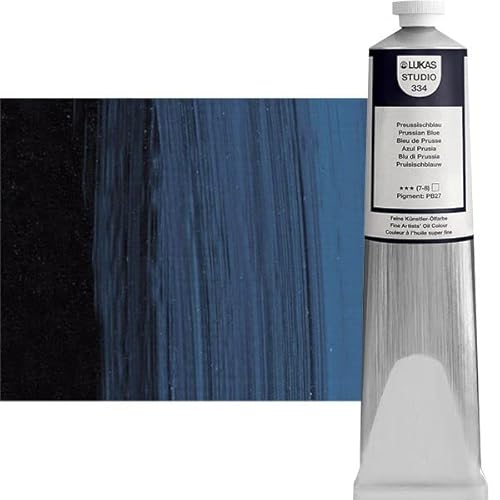 LUKAS STUDIO OIL 200 ml, Ölfarbe in Premium-Qualität, Farbton Preussischblau LUKAS STUDIO OIL 200 ml, Ölfarbe in Premium-Qualität, Farbton Preussischblau von LUKAS