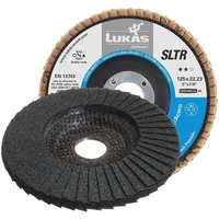 Lukas - Schleiflamellenteller sltr Zirkonkorund ø 115 mm Korn 60 Inhalt: 10 Stück von LUKAS