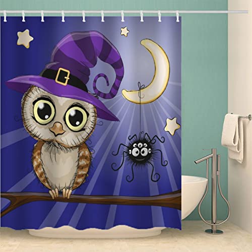LUKAVA 3D Duschvorhang Anti-Schimmel Wasserdicht Duschvorhänge 180x180 cm Cartoon-Eule Duschvorhang 100% Polyester Süßer Zeichentrickfilm Badvorhang mit 12 Hooks LUKAVA 3D Duschvorhang Anti-Schimmel Wasserdicht Duschvorhänge 180x180 cm Cartoon-Eule Duschvorhang 100% Polyester Süßer Zeichentrickfilm Badvorhang mit 12 Hooks von LUKAVA