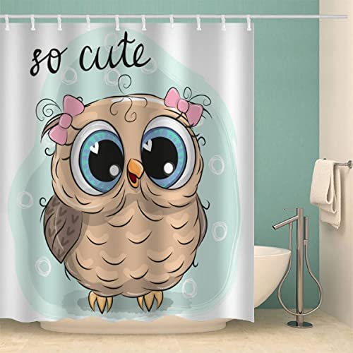 LUKAVA 3D Duschvorhang Anti-Schimmel Wasserdicht Duschvorhänge 180x180 cm Eule Duschvorhang 100% Polyester Süßer Zeichentrickfilm Badvorhang mit 12 Hooks LUKAVA 3D Duschvorhang Anti-Schimmel Wasserdicht Duschvorhänge 180x180 cm Eule Duschvorhang 100% Polyester Süßer Zeichentrickfilm Badvorhang mit 12 Hooks von LUKAVA