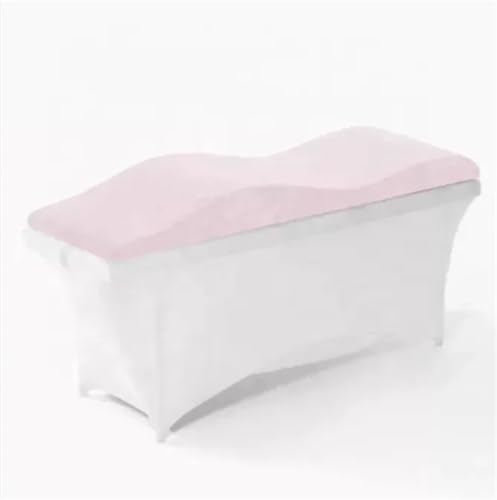 LUKYWANG Kosmetikliege Wellenförmige Schönheitsmatratze, Gebogene Wimpernbett-Matratzenauflage, Lifting Leg Beauty Eyelash Bed Matratze Wimpernliege(Pink) von LUKYWANG