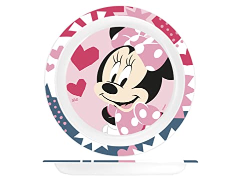 Lulabi Disney Minnie Icon Piatto Piano Pappa in San Decorato, 21cm von Lulabi