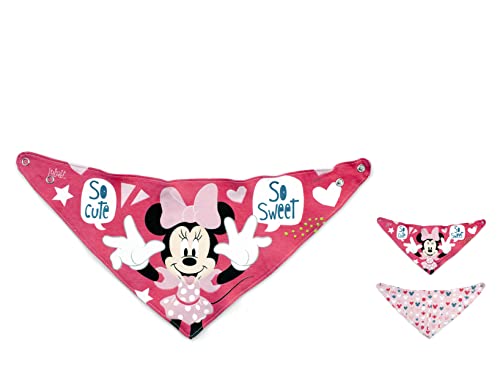 Lulabi Disney Minnie Icon Set 2 Bavaglini/Bandana in Cotone von Lulabi