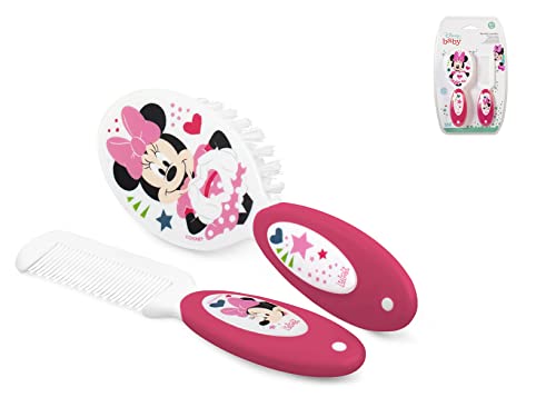 Lulabi Disney Minnie Icon Set Spazzola e Pettine, Polipropilene von Lulabi