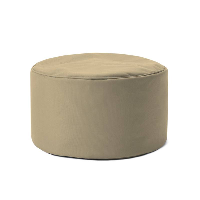 Sitzsack-Hocker/Pouf (50 L) - indoor & outdoor - Beige von LUMALAND