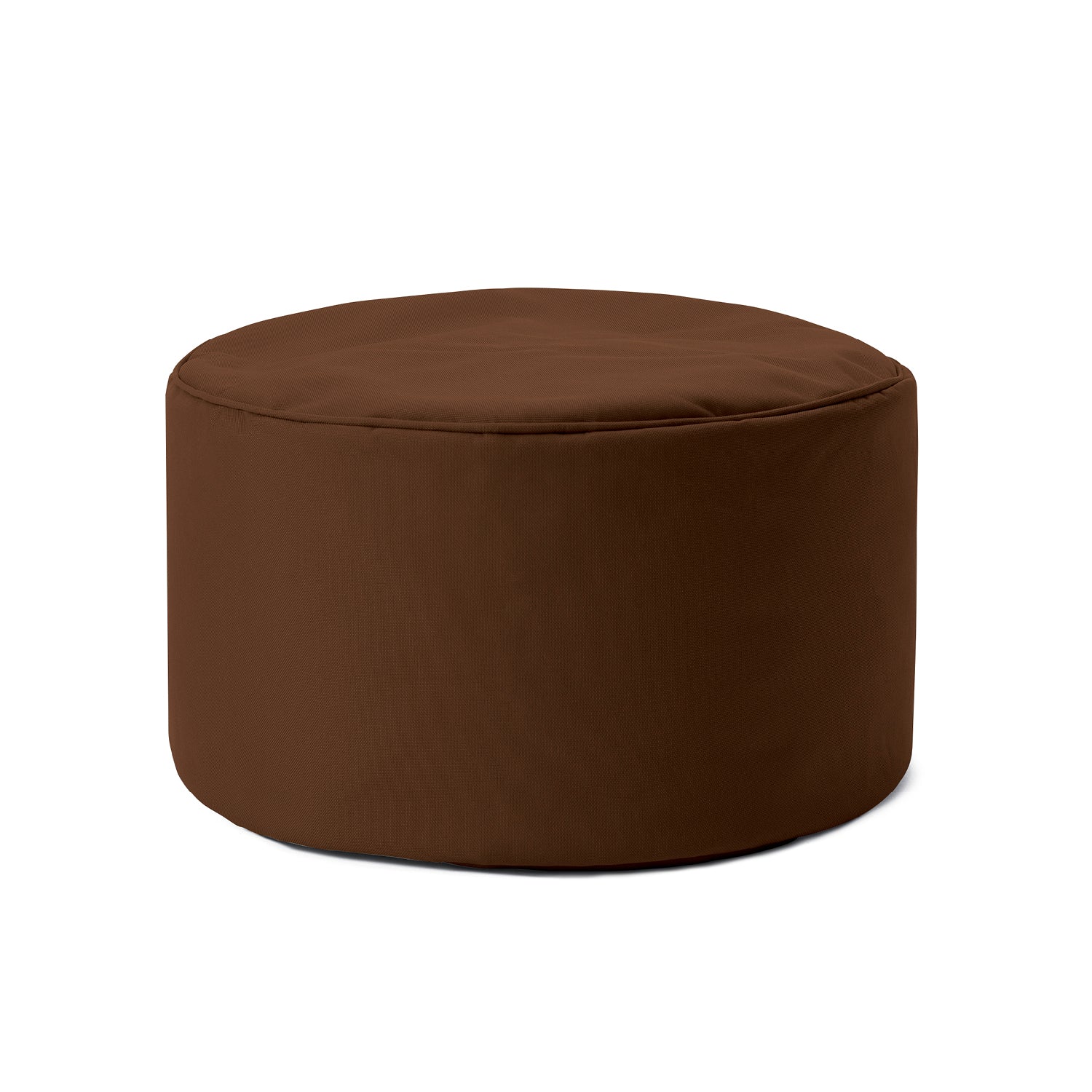 Sitzsack-Hocker/Pouf (50 L) - indoor & outdoor - Braun von LUMALAND