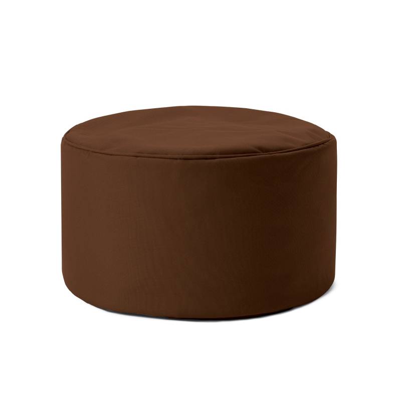 Sitzsack-Hocker/Pouf (50 L) - indoor & outdoor - Braun von LUMALAND