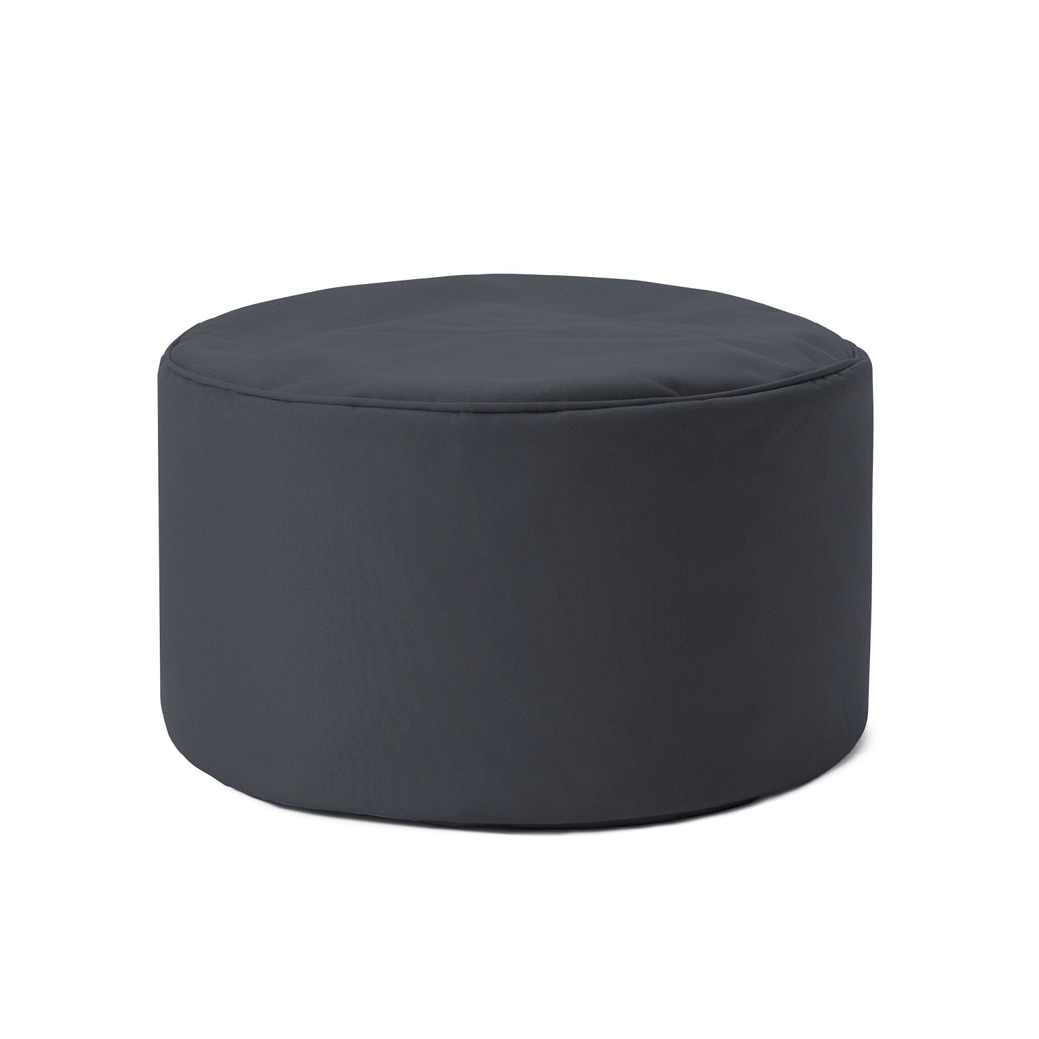 Sitzsack-Hocker/Pouf (50 L) - indoor & outdoor - Stahlgrau von LUMALAND