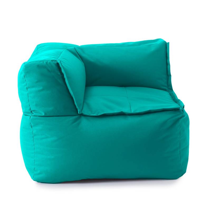 Sitzsack-Sofa Ecke (340 L) - Modulares System - indoor & outdoor - Türkis von LUMALAND