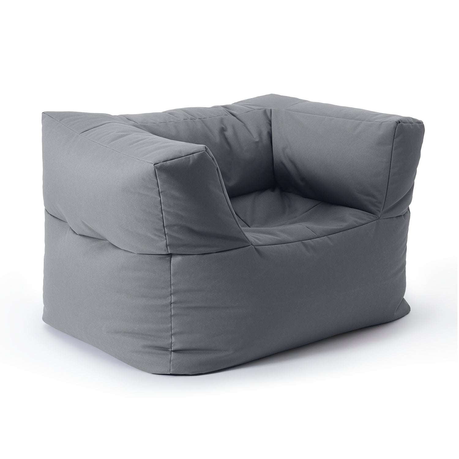Sitzsack-Sofa Sessel (400 L) - Modulares System - indoor & outdoor - Grau von LUMALAND