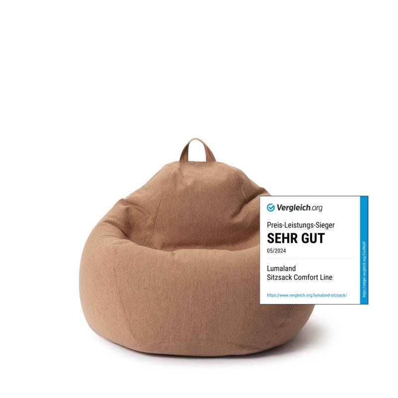 Comfort Line Sitzsack M (120 L) - indoor - Braun von LUMALAND