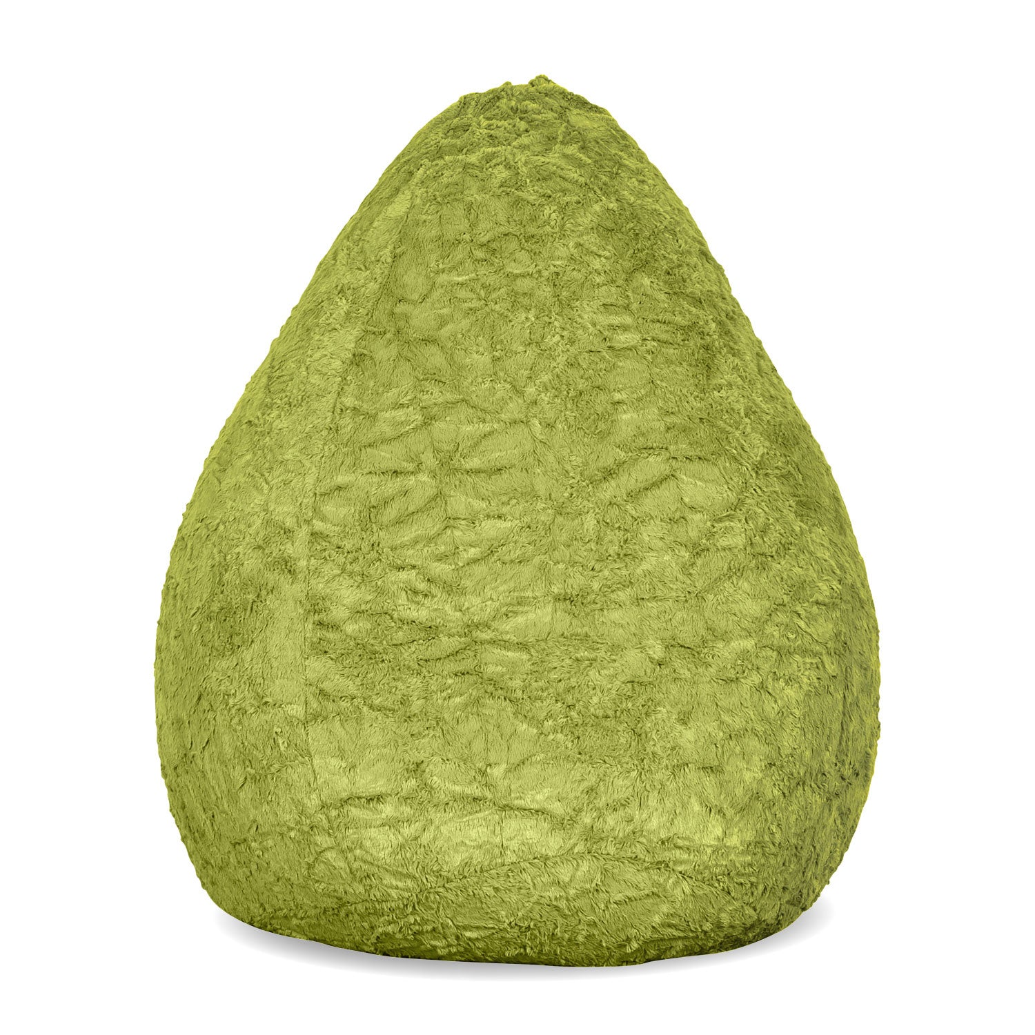 Luxury Fluffy Sitzsack (120 L) - indoor - Grün von LUMALAND