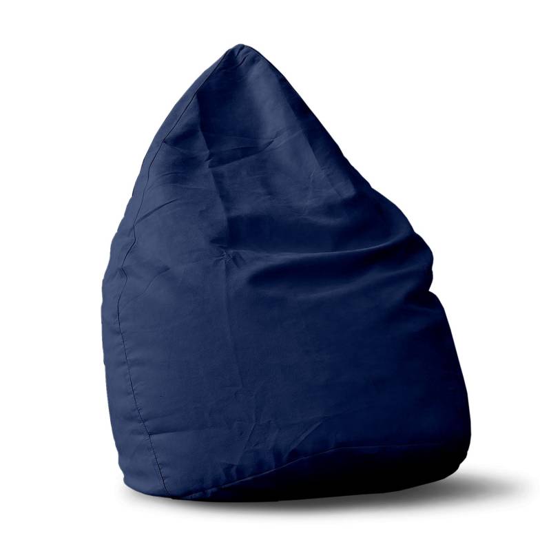 Luxury XL Sitzsack (120 L) - indoor - Dunkelblau von LUMALAND