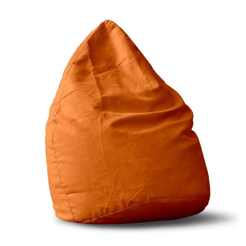 Luxury XL Sitzsack (120 L) - indoor - Orange von LUMALAND