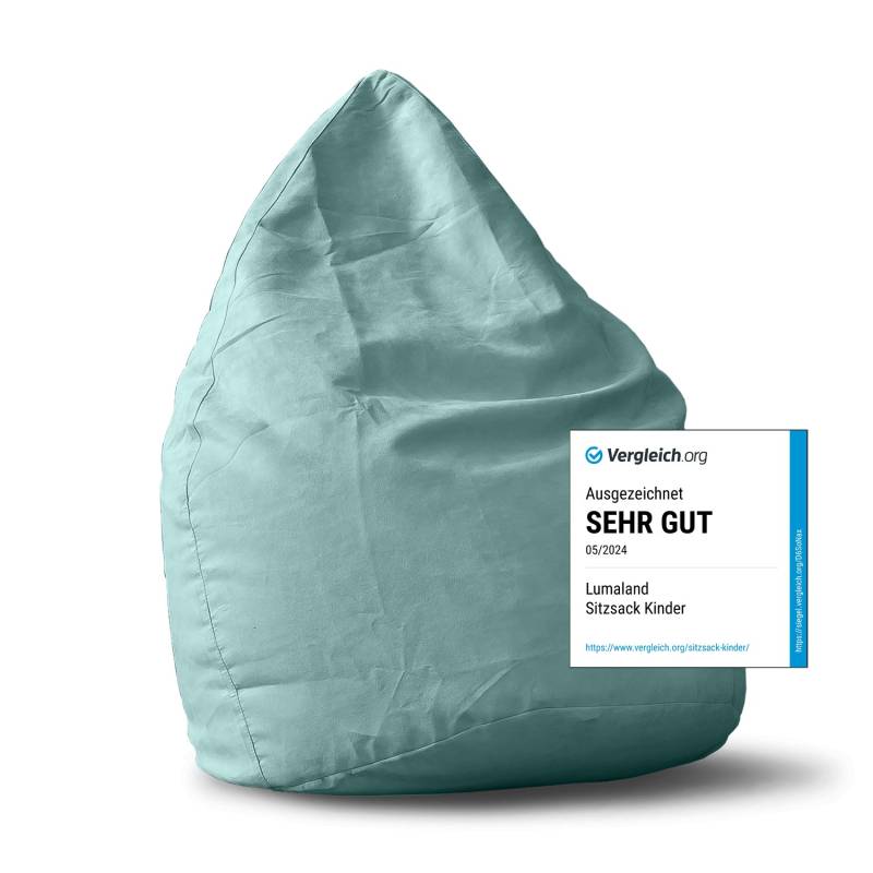 Luxury XL Sitzsack (120 L) - indoor - Türkis von LUMALAND