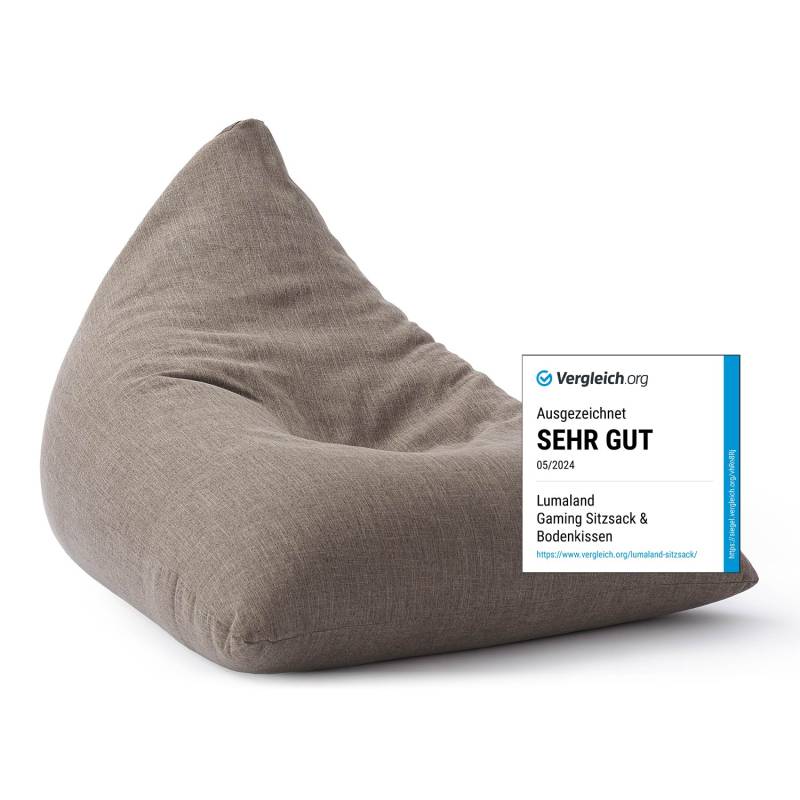 Sitzsack Interior Line (370 L) - indoor - Hellgrau von LUMALAND