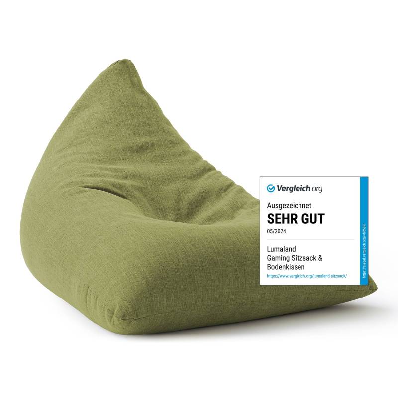 Sitzsack Interior Line (370 L) - indoor - Lime von LUMALAND