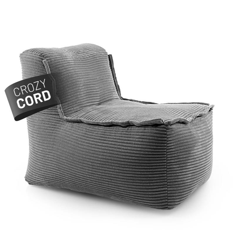 Modulares Mittelteil aus der Cord-Reihe - Grau von LUMALAND