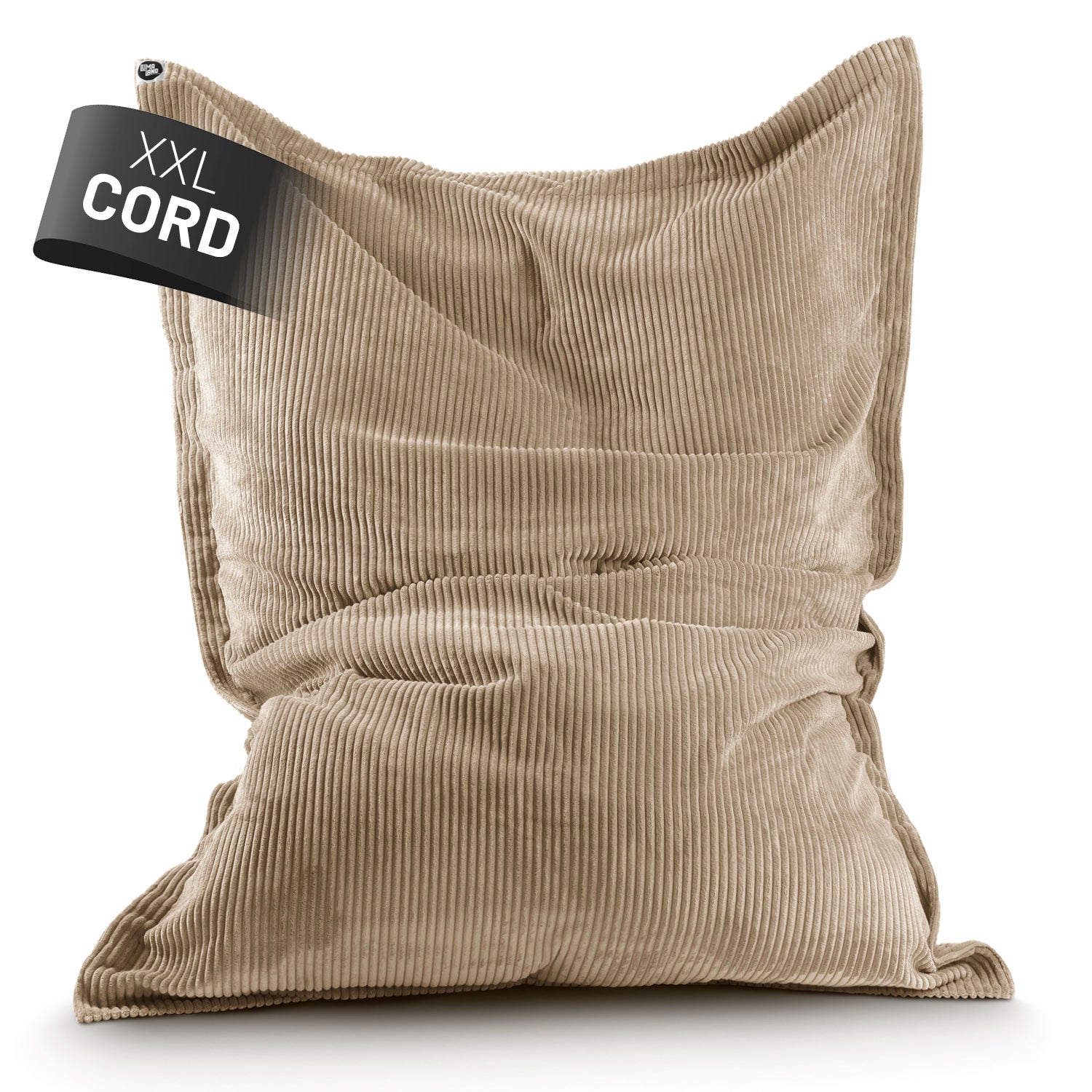 Sitzsack Classic XXL aus der LUMALAND Cord-Reihe - 380 L - 140 x 180 cm - Beige Sitzsack Classic XXL aus der LUMALAND Cord-Reihe - 380 L - 140 x 180 cm - Beige von LUMALAND