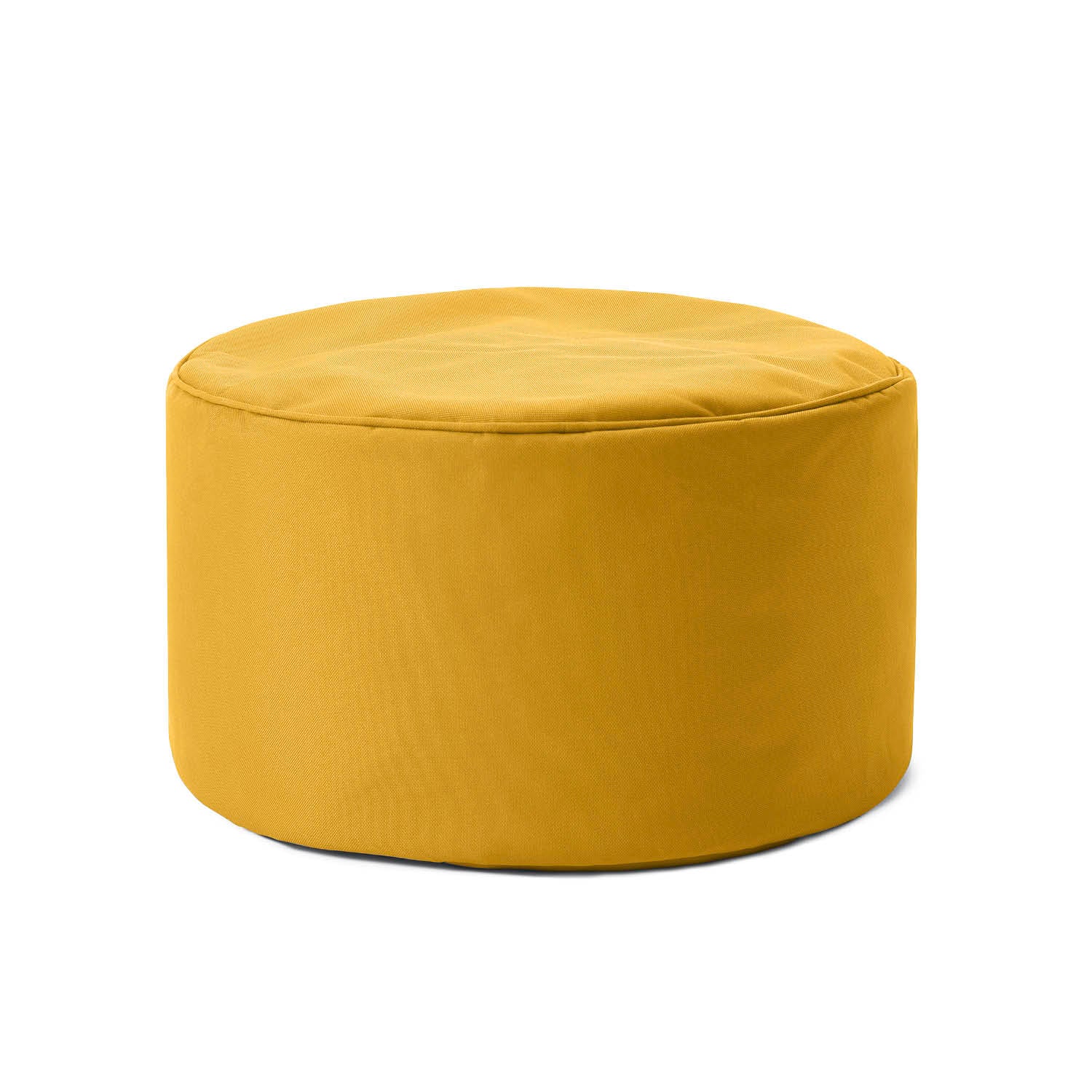 Sitzsack-Hocker/Pouf (50 L) - indoor & outdoor - Senfgelb von LUMALAND