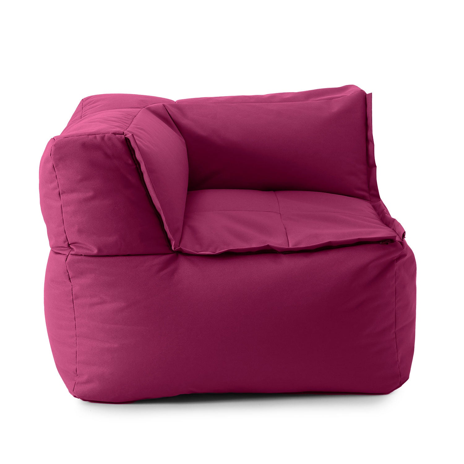 Sitzsack-Sofa Ecke (340 L) - Modulares System - indoor & outdoor - Rotwein von LUMALAND