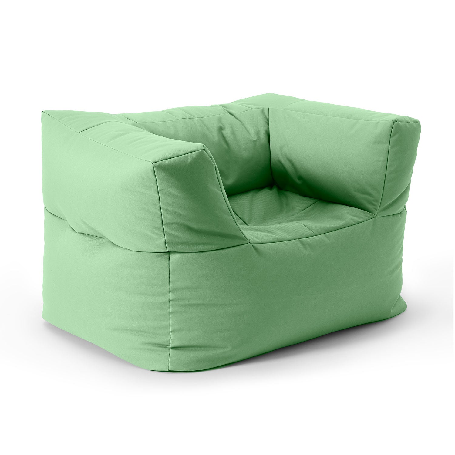 Sitzsack-Sofa Sessel (400 L) - Modulares System - indoor & outdoor - Pastell Grün von LUMALAND